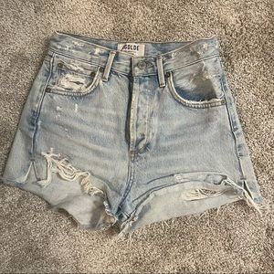 AGOLDE parker vintage cut off short